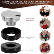 Load image into Gallery viewer, Y-Step 5 Pack Espresso Tamper Set 51mm with Espresso Tamping Station_3929
