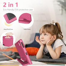 Load image into Gallery viewer, YACXBTK Tablet for Kids Age 3-12 10.1 inch Android 14 6000mAh 8GB RAM+64GB ROM(Expandable to 1TB Kids Tablet WiFi6 Google Kids Space Parental Control 1280 * 800 HD Screen (Pink)_377
