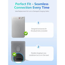 Load image into Gallery viewer, YANMONGI [2-Pack] Charger Cable Compatible with PLAUD Note/Plaud Note Pro AI, 3.3FT 4 Pin Replacement Magnetic USB Charging Cable for PLAUD Note/pro Voice Recorder_2079
