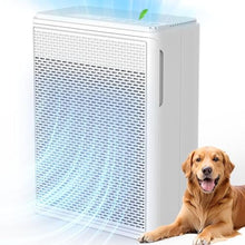 Load image into Gallery viewer, YARIKI Air Purifiers for Home Pets Covers Up to 1500 Sq Ft,H13 Hepa Filter with Washable Pre-Filter,Pet Hair Dander Smoke Air Cleaner,22 dB Quiet Sleep for Living Room Bedroom Kitchen,P280 (White)_1
