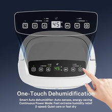 Load image into Gallery viewer, Yaufey 2025 Most Efficient Energy Star Dehumidifier for 2,000 Sq. Ft. Home, Basement and Large Room - Powerful, Quiet with Humidity Control, Timer, Drain Hose and Water Tank, White_3700
