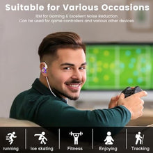 Load image into Gallery viewer, Yeabomy Qkz Ak6 Lucky in Ear Monitor, HiFi Wired Earbuds, Tunable Sound Wired Headphones Gaming Earbuds with 3-Level Adjusting Switch, Detachable Cable for Music Gaming Video Calling (Purple)_1996

