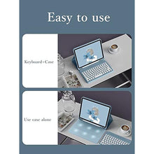 Load image into Gallery viewer, YEEHi Keyboard Case for iPad Pro 11" 2022 4th Generation Pro 11 3rd 2nd Generation Color Keyboard Mouse Round Key Cute Candy Colors Bluetooth Detachable Keyboard Cover (iPadPro11, Blue)_314
