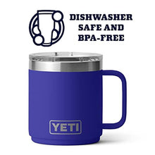 Load image into Gallery viewer, YETI Rambler 10 oz Stackable Mug, Vacuum Insulated, Stainless Steel with MagSlider Lid, Offshore Blue_1445
