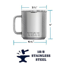 Load image into Gallery viewer, YETI Rambler 10 oz Stackable Mug, Vacuum Insulated, Stainless Steel with MagSlider Lid, Agave Teal, AgaveTeal_501
