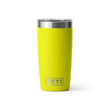 Load image into Gallery viewer, YETI Rambler 10 oz Tumbler, Stainless Steel, Vacuum Insulated with MagSlider Lid, Firefly Yellow, FireflyYellow_4330
