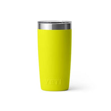 Load image into Gallery viewer, YETI Rambler 10 oz Tumbler, Stainless Steel, Vacuum Insulated with MagSlider Lid, Firefly Yellow, FireflyYellow_4332

