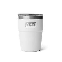 Load image into Gallery viewer, YETI Rambler 16 oz Stackable Tumbler, Vacuum Insulated, Stainless Steel with MagSlider Lid, White_1
