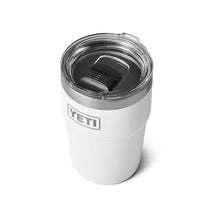 Load image into Gallery viewer, YETI Rambler 16 oz Stackable Tumbler, Vacuum Insulated, Stainless Steel with MagSlider Lid, White_3715
