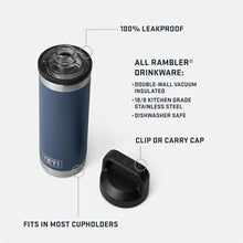 Load image into Gallery viewer, YETI Rambler 18 oz Bottle, Leakproof, Vacuum Insulated, Stainless Steel with Chug Cap, Grey Stone, GreyStone_1478

