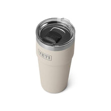 Load image into Gallery viewer, YETI Rambler 20 oz Stackable Tumbler, Stainless Steel, Vacuum Insulated with MagSlider Lid, Cape Taupe, CapeTaupe_65

