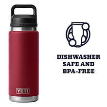 Load image into Gallery viewer, YETI Rambler 26 oz Bottle, Leakproof, Vacuum Insulated, Stainless Steel with Chug Cap, Harvest Red, HarvestRed_3757
