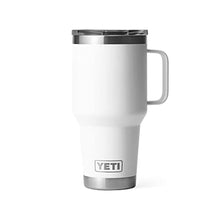 Load image into Gallery viewer, YETI Rambler 30 oz Travel Mug, Stainless Steel, Vacuum Insulated with Stronghold Lid, White_7871
