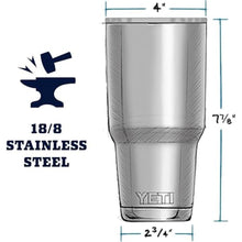 Load image into Gallery viewer, YETI Rambler 30 oz Tumbler, Stainless Steel, Vacuum Insulated with MagSlider Lid, Alpine Yellow_2817
