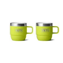 Load image into Gallery viewer, YETI Rambler 6 oz Stackable Mug, Stainless Steel, Vacuum Insulated Espresso/Coffee Mug, 2 Pack, Chartreuse_1
