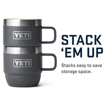 Load image into Gallery viewer, YETI Rambler 6 oz Stackable Mug, Stainless Steel, Vacuum Insulated Espresso/Coffee Mug, 2 Pack, Chartreuse_55
