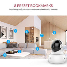 Load image into Gallery viewer, YI Pet Security Camera, 360-degree Smart Indoor Dog Cat Dome IP Cam with Night Vision, 2-Way Audio, Motion Detection, Phone App, Compatible with Alexa and Google-White_1098
