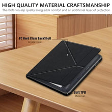 Load image into Gallery viewer, Yiernuo Case Compatible with Kobo Libra Colour &amp; Kobo Libra 2 eReader 7inch,Soft TPU Slim Lightweight Protective Cover with Stand Function,Black_1591
