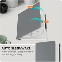 Load image into Gallery viewer, Yiernuo Case Compatible with Remarkable Paper Pro 11.8 Paper Tablet 2024 Released, Folio Protective Case with Pen Holder,Grey_4301
