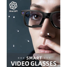 Load image into Gallery viewer, Yihou AI Smart Glasses with Hidden Camera Bluetooth Audio Video Recording Glasses Eyeglasses for Men Women with Speakers, Clear_249
