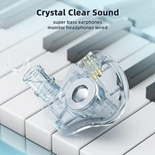 Load image into Gallery viewer, YINYOO KBEAR Flash 2M Long Cable High Res Balanced Sound in Ear Monitor Headphones, Musician Earbuds with 1BA1DD Hybrid in Ear Earphones, Wired Earbuds Auriculares con Cable for Singers Church, FlashMBlack_682
