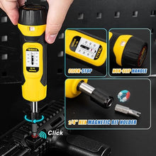 Load image into Gallery viewer, YIYEIE 90Pcs Master Torque Screwdriver Set, 10-70 IN.LB, Inch Pound Torque Screw Driver with S2 Bits, Includes Flat, Hex, Torx, and Phillips Bits, T-BAR Ratchet Wrench, All in One Torque Tool Kit, Standard_6333
