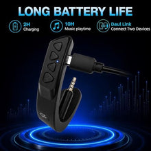 Load image into Gallery viewer, YOCOWOCO Upgraded aptX Wireless Bluetooth Adapter for Bose QuietComfort 25 QC 25Headphones with Mic/Volume Control, Black_5002
