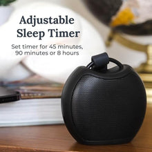 Load image into Gallery viewer, Yogasleep Rohm+ Travel White Noise Sound Machine (Black), Bluetooth Wireless Speaker &amp; Charging, 20 Soothing Natural Sounds, Noise Canceling for Sleep Aid, Office Privacy &amp; Meditation, Compact Size_1034
