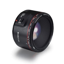 Load image into Gallery viewer, Yongnuo YN50MM F1.8 II AF/MF 0.35M Focus Distance Standard Prime Lens Black for Canon EF Mount EOS Cameras 5D IV 1DX I 200D II 850D 7D 6DII_1
