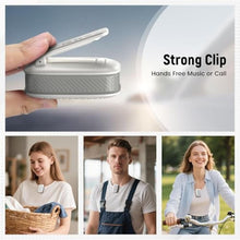 Load image into Gallery viewer, yoygerty Wearable Bluetooth Speaker, IPX7 Waterproof Clip-on Mini Speakers, White_2127
