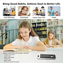 Load image into Gallery viewer, ySky Cell Phone Lock Box with Timer,Portable Timed phone Lock Box for iPhone and Android Phones, Self-Control Timer Phone Locker to Help Kids,Students, Adults Focus Back, Mobile Phone Addiction(Black)_363

