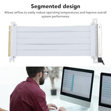Load image into Gallery viewer, Yunir PCIE 4.0 X16 Riser Cable, 128Gbps High Speed, 7.8inch Foldable GPU Extension Cable, GPU Extension Riser Cable Adapter Compatible with 4.0 3.0 2.0 1.0 (20cm)_210
