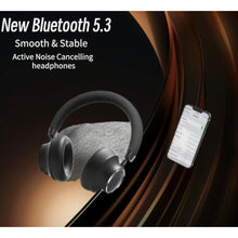 Load image into Gallery viewer, YUSONIC Bluetooth Headphones Over Ear, Noise Cancelling Wireless Headphones with Microphone, HiFi Stereo Foldable Lightweight Headset, Deep Bass for Home Office Cellphone PC Ect. (Black)_6403
