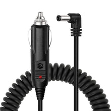 Load image into Gallery viewer, ZBLZGP 5.5 * 2.5mm Right Angle DC Male Car Charger Cable, Cigarette Lighter Plug Power Cord Spring Cable for Baofeng UV-5R UV-5RE Plus UV5A+ Two Way Radio Walkie Talkie_1
