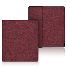Load image into Gallery viewer, Zcooooool Kindle Oasis Fabric Cover - Hand Strap Designed Case for 7" Kindle Oasis (10th &amp; 9th Gen, 2019/2017) - Anti-Slide, Winered_8420
