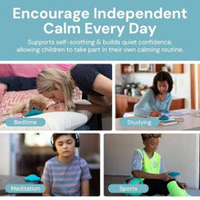 Load image into Gallery viewer, Zenimal Kids Meditation Turtle, Screen Free Sleep and Meditation Device for Kids, 9 Guided Meditations Plus 3 Sleep Sounds, No WiFi at Bedtime, Narrated by a Real Human Voice, Ages 3 to 12, Teal_4290
