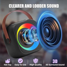 Load image into Gallery viewer, ZERFUN Mini Karaoke Machine for Kids Adults, Karaoke Microphone Wireless Microphones Rechargeable with Bluetooth Speaker, Girls Boys Kids Birthday Christmas Toys Gifts Presents, Black_4656
