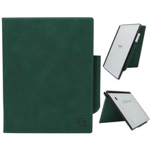 Load image into Gallery viewer, ZhaoCo Case for Remarkable 2 Paper Tablet 10.3" 2020 Released, Slim Lightweight Protective Book Folio Stand Cover Leather Case with Built-in Pen Holder - Green_1
