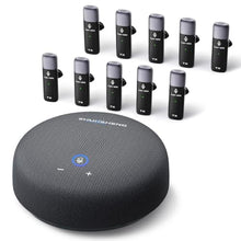 Load image into Gallery viewer, ZHUOSHENG Conference Speakerphone with 10 AI Mics, 360 Omnidirectional 65FT Voice Pickup, USB Speakerphone with Noise Cancellation &amp; Echo Reduction for Meeting Rooms, Zoom, Microsoft Teams, PC, Black_1
