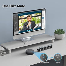 Load image into Gallery viewer, ZHUOSHENG Conference Speakerphone with 10 AI Mics, 360 Omnidirectional 65FT Voice Pickup, USB Speakerphone with Noise Cancellation &amp; Echo Reduction for Meeting Rooms, Zoom, Microsoft Teams, PC, Black_2321
