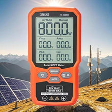 Load image into Gallery viewer, ZIBOO FT-1000W Solar Panel Tester MPPT Meter - 1000W Max Power, 80V/35A PV Module Tester for Voc/Isc, Open Circuit Voltage &amp; Short Circuit Current, with Backlight &amp; Data Hold_20
