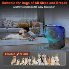 Load image into Gallery viewer, Zigzagmars Anti Barking Device, 4 Modes Ultrasonic Dog Bark Control Box, Rechargeable Bark Deterrent for Dogs, Waterproof Indoor &amp; Outdoor Use for Effective Dog Training &amp; Behavior Correction, Black_50
