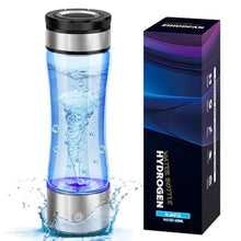 Load image into Gallery viewer, ZIHUOFAN Hydrogen Water Bottle, 1600PPB Portable Hydrogen Water Bottle Generator. Newly Upgraded Hydrogen-Oxygen Separation Technology Allows for Higher Hydrogen Concentration. Suitable for Daily Use, Silver_1
