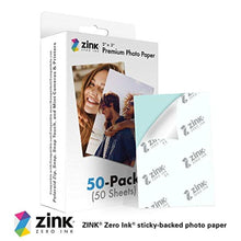 Load image into Gallery viewer, Zink 2"x3" Premium Instant Photo Paper (50 Pack) Compatible with Polaroid Snap, Snap Touch, Zip and Mint Cameras and Printers_8573
