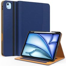 Load image into Gallery viewer, ZoneFoker Case for iPad Air 11-inch M3/ M2 (2025/2024), iPad Air 5th/ 4th Generation 10.9'' (2022/2020), iPad Pro 11 (4th/3rd/2nd/1st Gen), Multi-Angle Stand Cover with Pencil Holder, Navy Blue, NavyBlue_1
