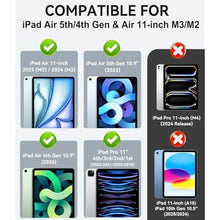 Load image into Gallery viewer, ZoneFoker Case for iPad Air 11-inch M3/ M2 (2025/2024), iPad Air 5th/ 4th Generation 10.9'' (2022/2020), iPad Pro 11 (4th/3rd/2nd/1st Gen), Multi-Angle Stand Cover with Pencil Holder, Navy Blue, NavyBlue_5413
