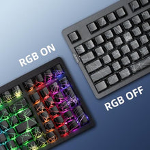 Load image into Gallery viewer, ZORNHER ZH980 Mechanical Keyboard Wireless,95% Creamy Keyboard with Number Pad,Gaming Keyboard with Number Pad,Shine Through Spider Web PC,Creamy Sounding Linear Switches,Full Size_15

