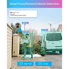 Load image into Gallery viewer, ZOSI 2PK 4K 8MP Security PoE IP Camera with Ethernet Cables,Person/Vehicle Detection,Night Vision,Sound &amp; Light Alarm,2-Way Audio,Weatherproof Outdoor Dome Camera Only Compatible with ZOSI 4K POE NVR_216
