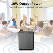 Load image into Gallery viewer, ZOWEETEK Voice Amplifier for teaching,with Wired Microphone Headset, Portable Amplifier Supports MP3 Format Audio for Teachers,Coaches,Training, Presentation, Meeting,Tour Guide,Church,Singing, black_782
