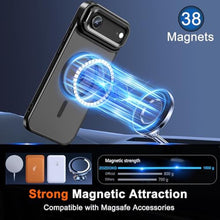 Load image into Gallery viewer, ZOZDOKG Magnetic for iPhone 17 Air Case with Stand [Fit for MagSafe] Camera Kickstand Translucent Matte Shockproof Phone Protector Cover for iPhone 17 Air with Screen Protector, Purple_1090
